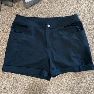 Black Not Just a Trail Shorts